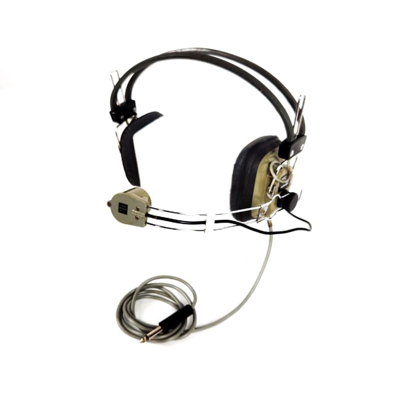 1970s-1980s headphones with stalk microphones/headsets