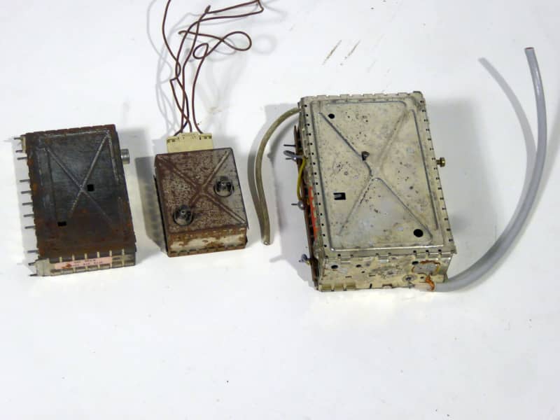 3x tin box TV tuner modules
