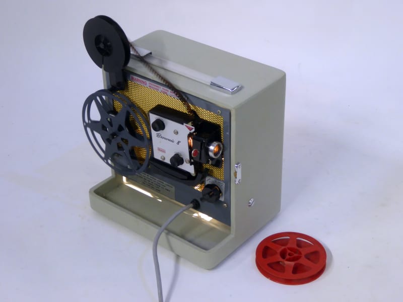 Practical 1950s-1960s Kodak Brownie 8mm cine film projector