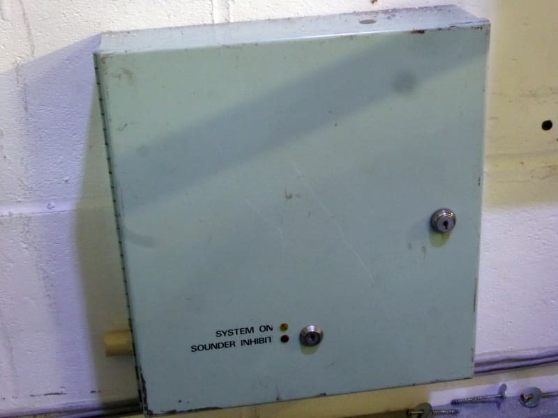 Plain electrical box with key lock & switch