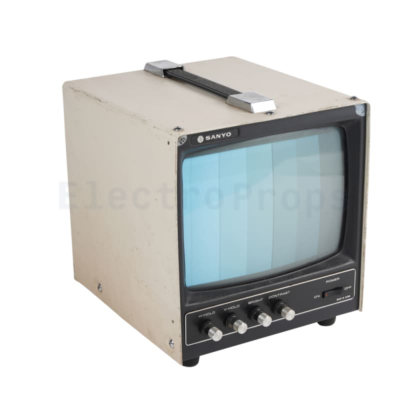 SANYO CRT Monitor Black and White