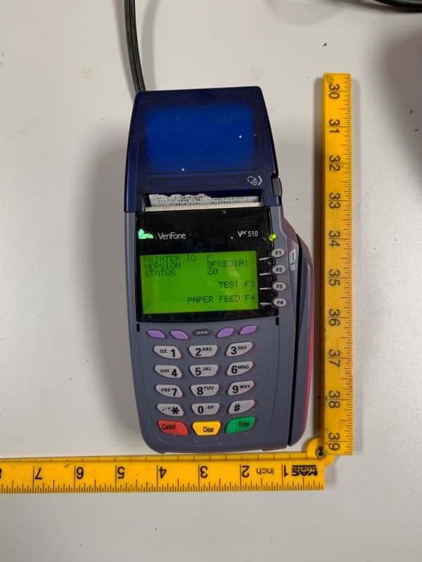 Practical chip and pin PDQ machine (Verifone VX 510) Electro Props Hire