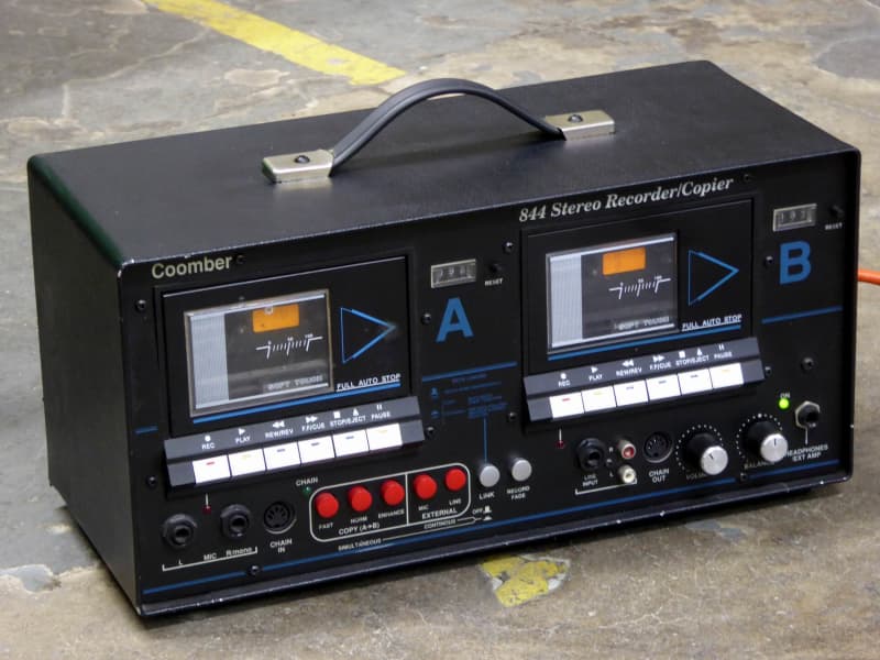 Professional Coomber 844 twin cassette duplicator/recorders