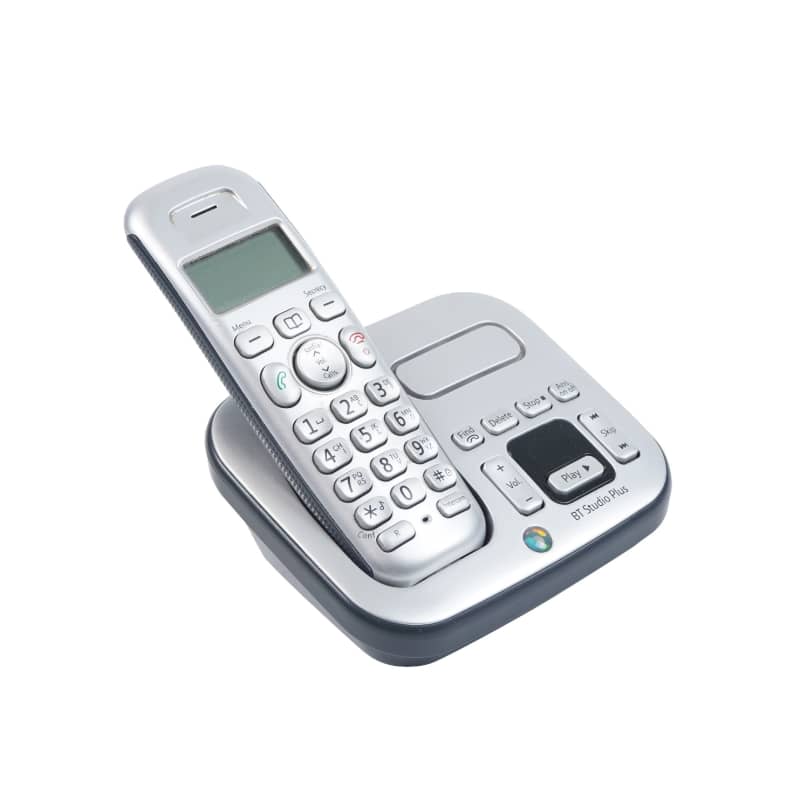 Cordless Silver BT Studio Plus Telephone