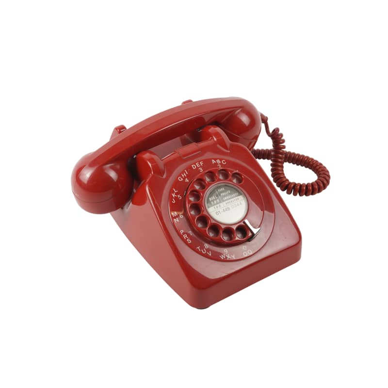 Selection of Red Desktop Phones