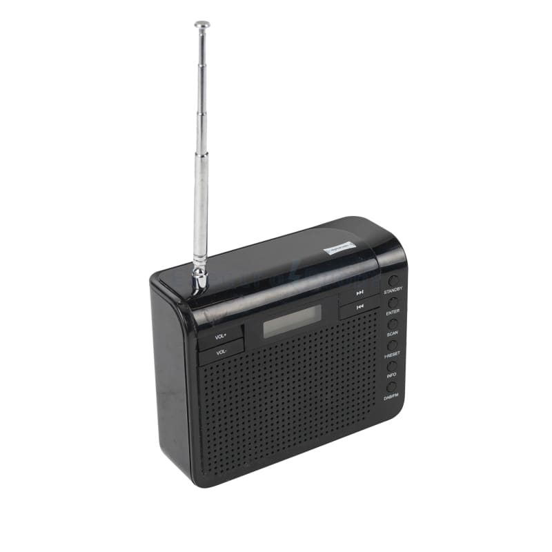 Black Portable Radio