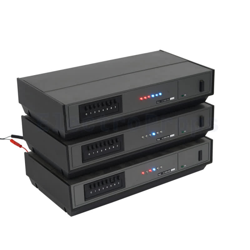 Charcoal Grey Twinkly Desktop Box With Red & Blue LED's