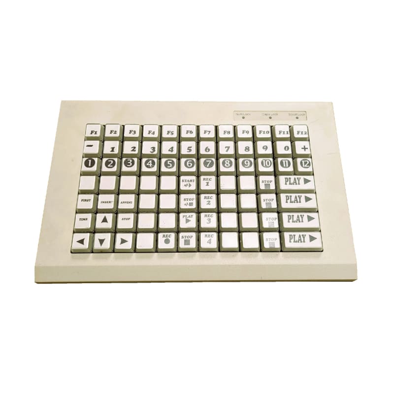 Small footprint oddball non-QWERTY keyboard for POS etc