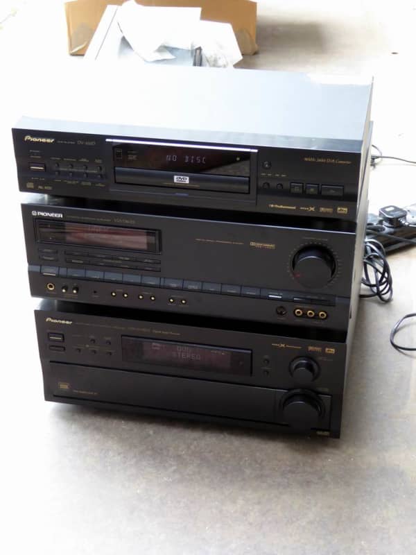 Pioneer matching hi-fi separates - amp, DVD player, tuner