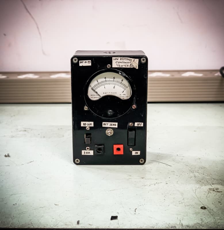 Small black Low Resistance Continuity Tester