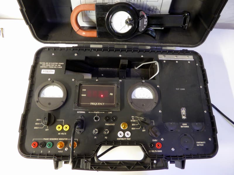 Practical electrical test set in rugged Peli style case Electro Props