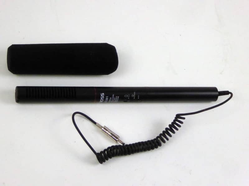 Modern shot gun/directional microphone with removable wind shield