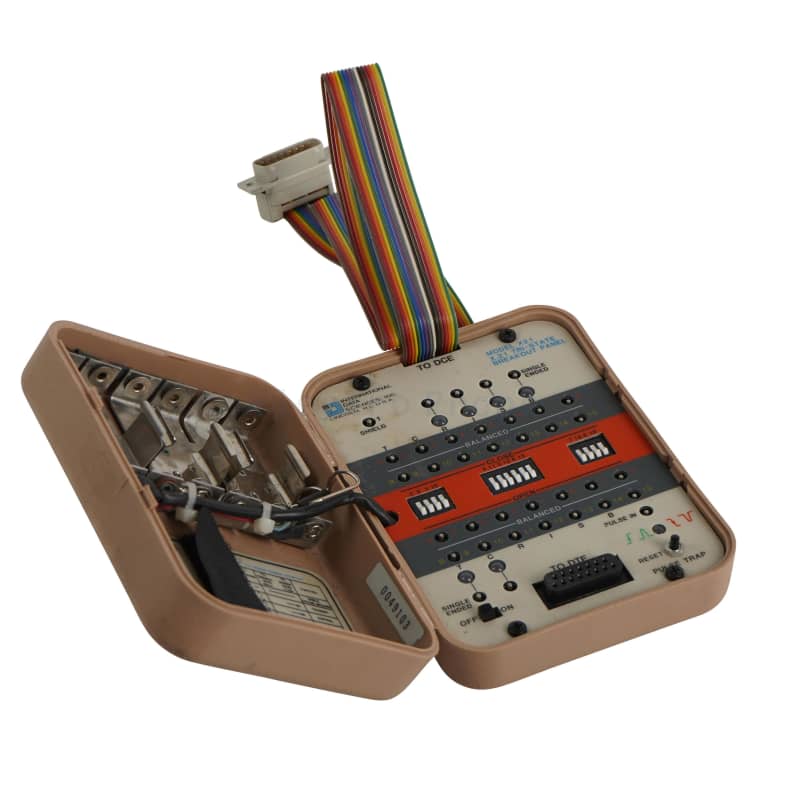 EIA communications Interface Monitor and Breakout Panel in folding clam case