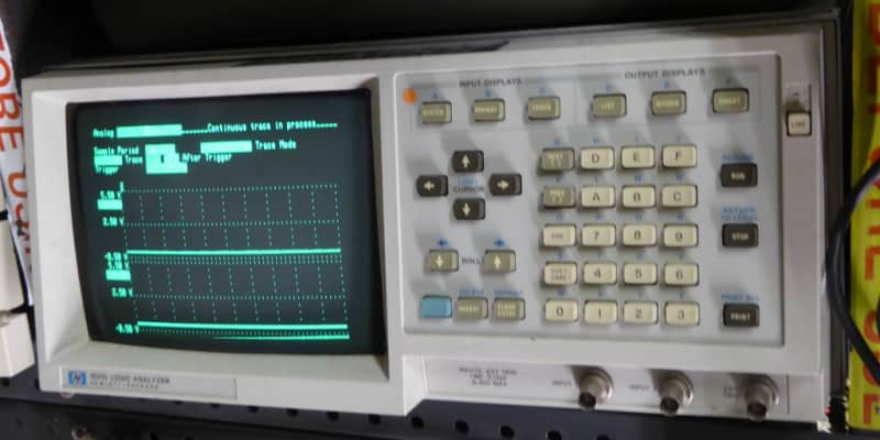 Hewlett Packard logic analyser