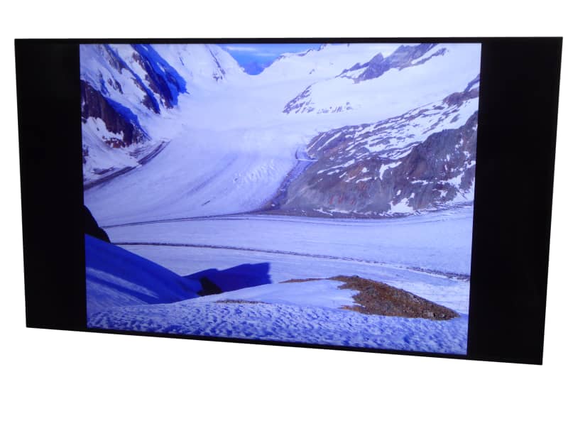 Huge 75 inch modern flat screen TV monitor