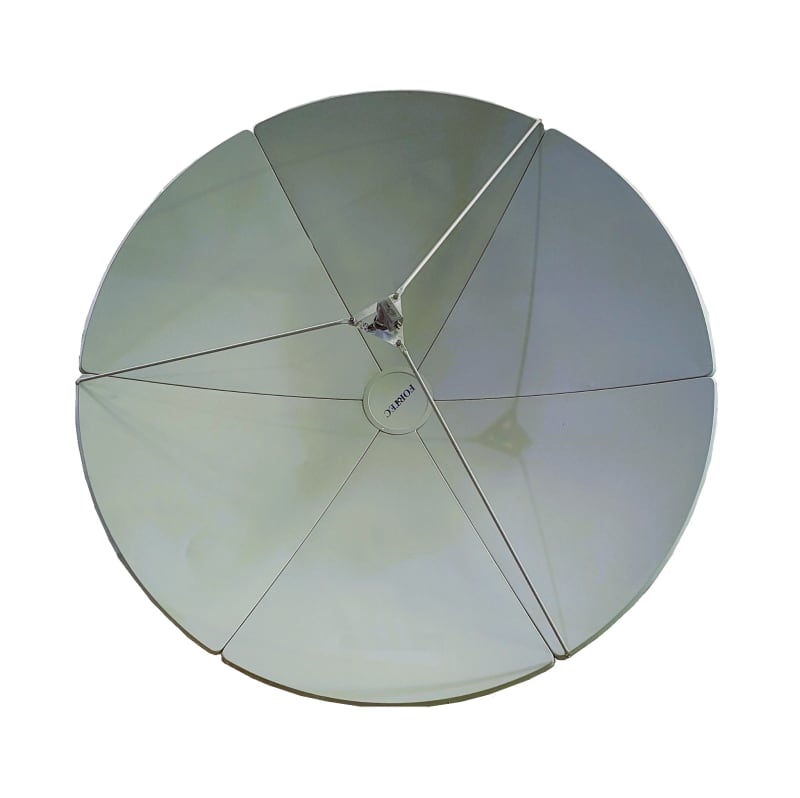 2.4 metre flat-pack giant satellite dishes