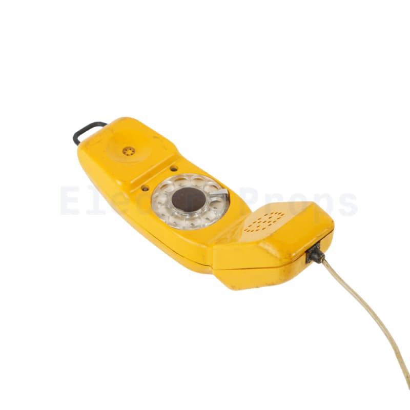 Yellow Dial Phone Handset