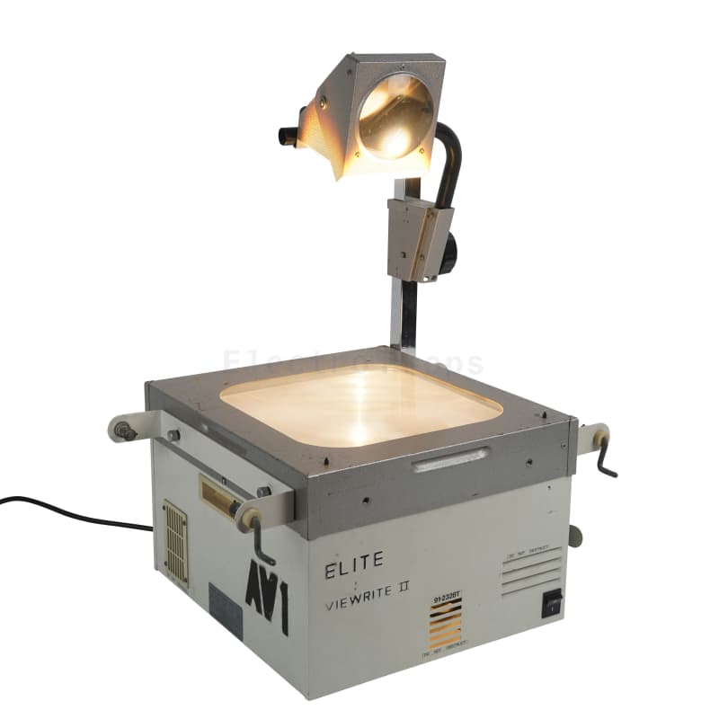 1980s-1990s grey overhead projector