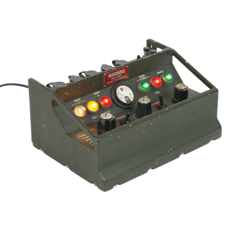 Khaki Military Radio Control Console