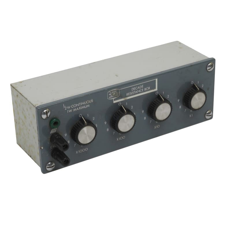 4 knob laboratory resistance box 006