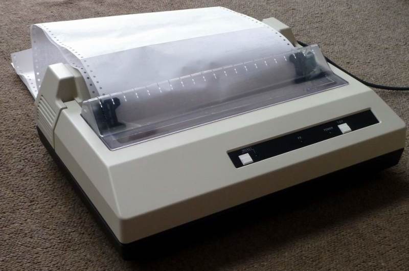 Practical 1980s 1990s Dot Matrix Printer Electro Props Hire 1464