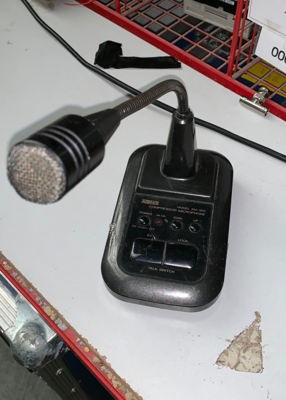 Desk Console Goose Neck Microphone Electro Props Hire