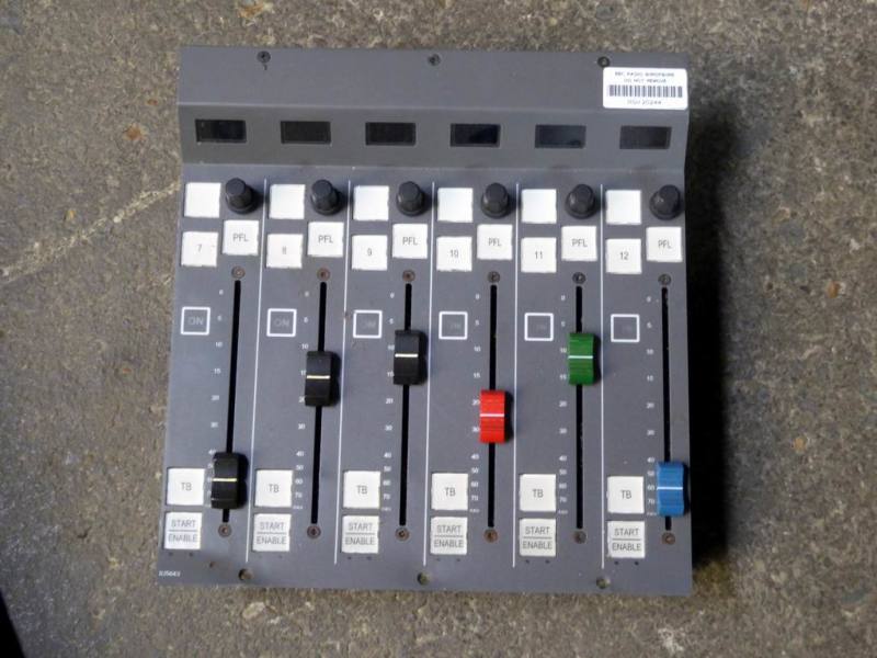 Audio mixer modules with linear faders & square buttons Electro Props