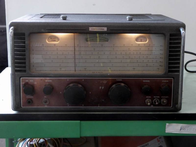 Practical 1950s era Eddystone 770R short wave & VHF radio receiver