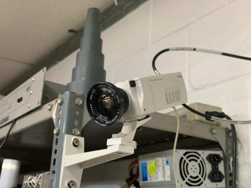 Practical live video CCTV camera with wide angle lens (Philips