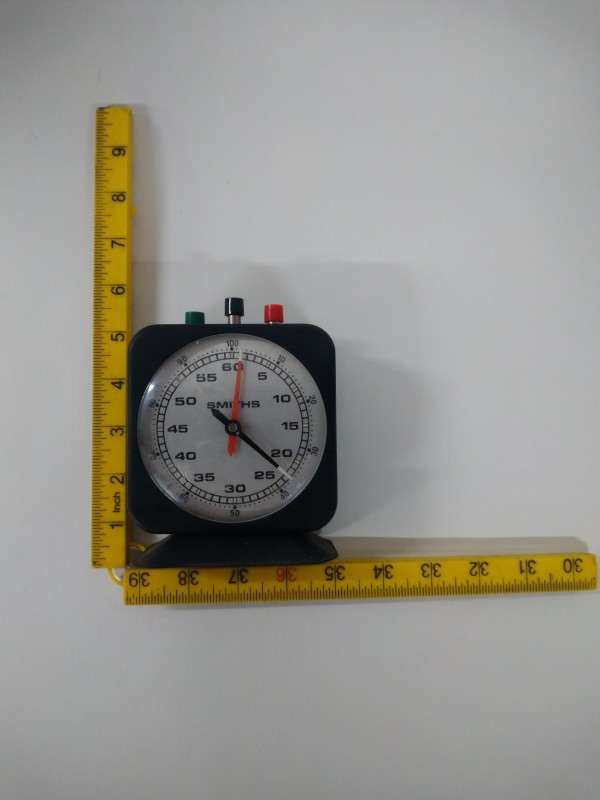 Smiths Laboratory / Darkroom clockwork minutes & seconds analogue timer