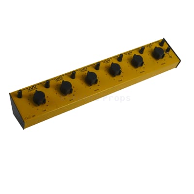 Yellow JJ 6 knob laboratory resistance box 004