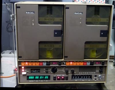 Racal dual reel to reel laboratory tape recorder