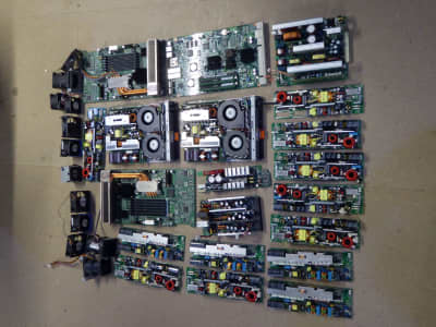 Assorted server Printed Circuit Boards PCBs & small fans