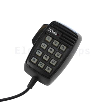 Press-to-Talk Microphone with numeric keypad