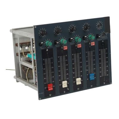 Recording/radio studio panels with faders