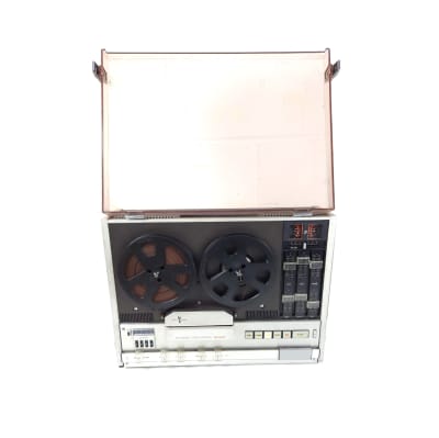 Practical 1970s Revox reel to reel tape recorder with large tape