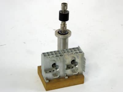Intricately drilled aluminium block complex shape