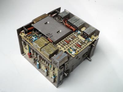 Complex 1960s military electronics block shaped assembly