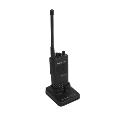 Radius Walkie Talkie and Motorola charging station 