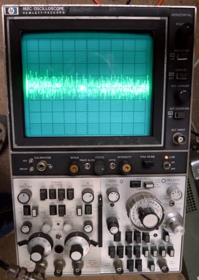 Professional Hewlett Packard laboratory oscilloscope