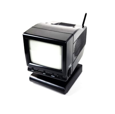 Small Black Portable Television
