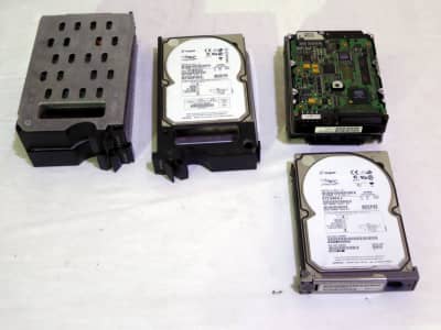 Assorted desktop/server computer hard drives or disks