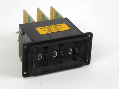 3 digit thumbwheel edge switches for setting codes