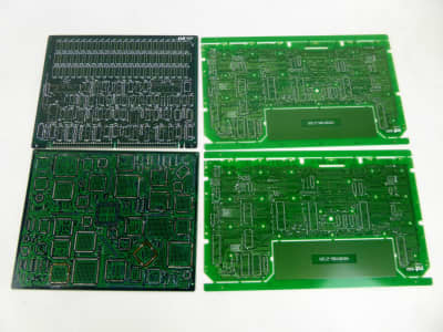Complex, detailed, unpopulated / naked / bare Printed Circuit Boards (PCBs)