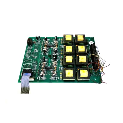 Medium Size Printed Circuit Board with yellow transformers