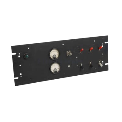 Period black control Panel with analogue amp meters & lever switches