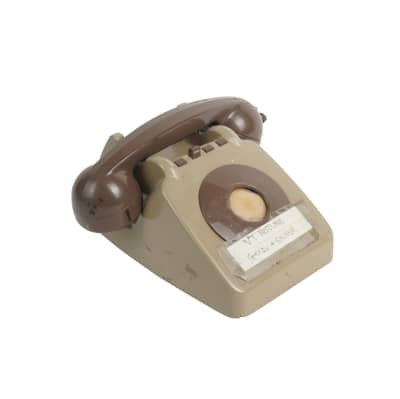 Dial Less Standard GPO 700 Series Telephone in 2 tone grey