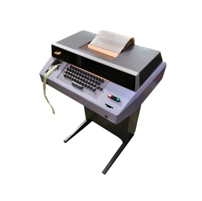 Practical period teleprinter, telex, Teletype, ticker tape machine for non-prac hire