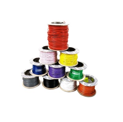 Coloured Electrical wire spools