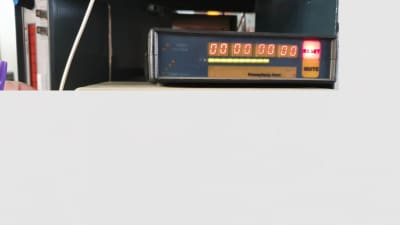 Practical digital counter with red LED digits